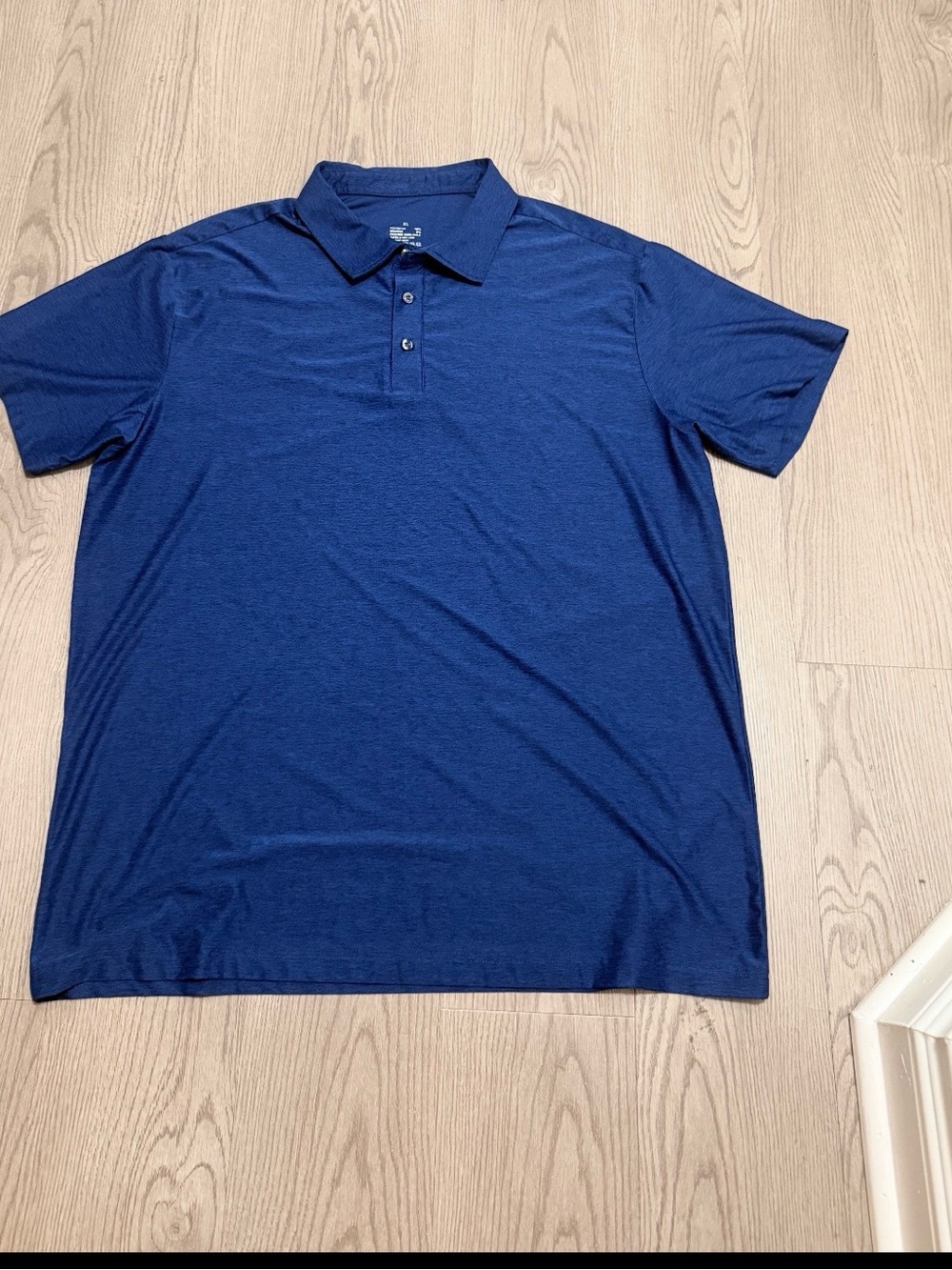 Amazon Men's Polo Shirt - Royal Blue Heather